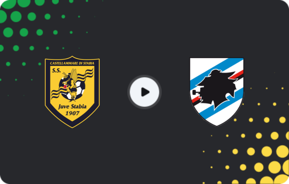 Where to watch Juve Stabia — Sampdoria, Serie B, 04.03.2026