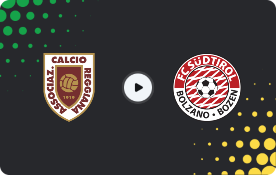 Where to watch Reggiana — Sudtirol, Serie B, 03.03.2026