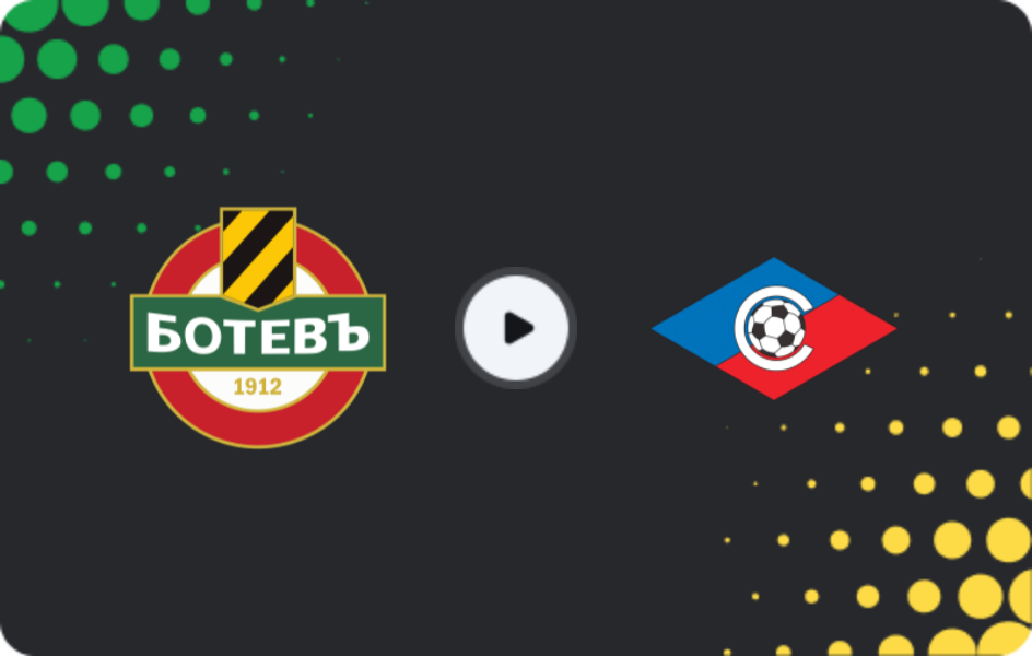 Where to watch Botev Plovdiv — Septemvri Sofia, First League, 04.03.2026