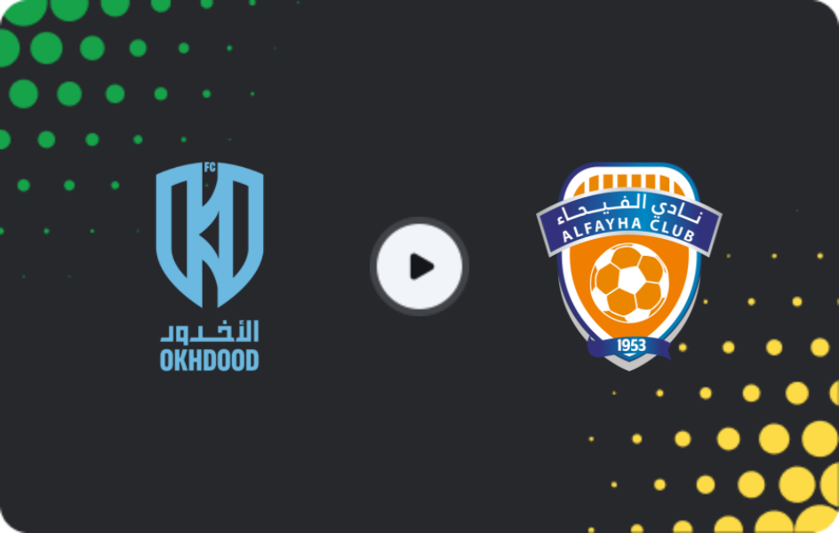 Where to watch Al Akhdoud — Al Fayha, Pro League, 05.03.2026