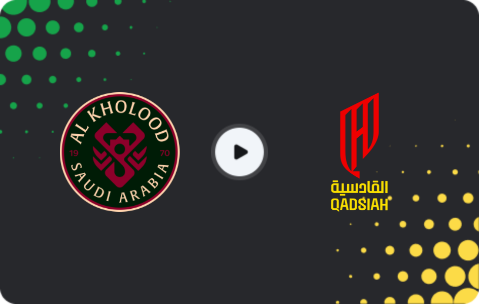 Where to watch Al Kholood — Al-Qadisiyah, Pro League, 05.03.2026
