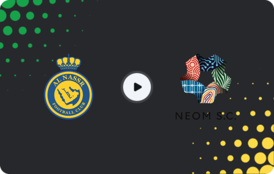 Where to watch Al Nassr — Neom, Pro League, 05.03.2026