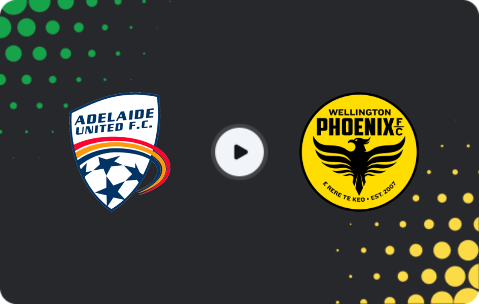 Where to watch Adelaide United — Wellington Phoenix, A-League, 06.03.2026
