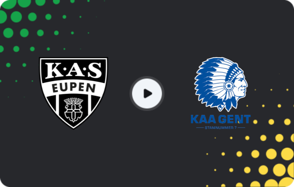 Where to watch AS Eupen — KAA Gent II, Challenger Pro League, 06.03.2026