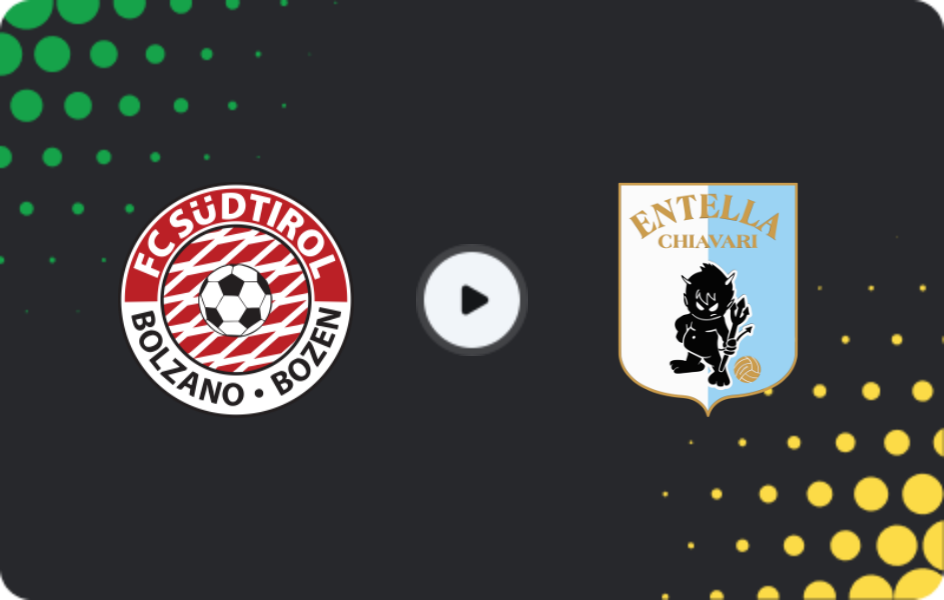 Where to watch Sudtirol — Virtus Entella, Serie B, 07.03.2026
