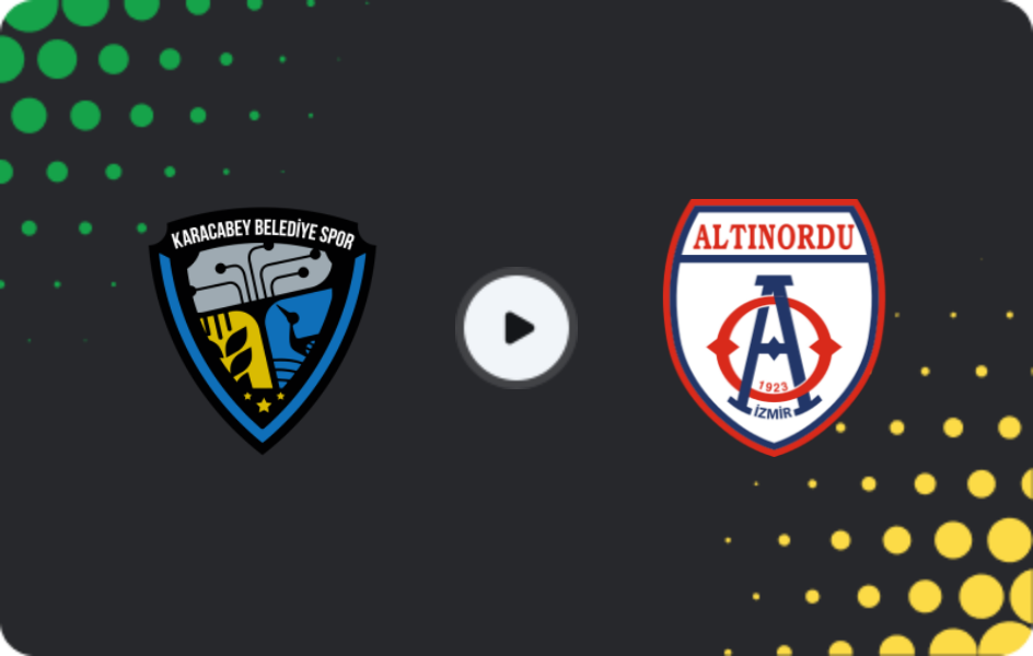 Where to watch Karacabey Belediyespor — Altınordu, 2. Lig, 07.03.2026