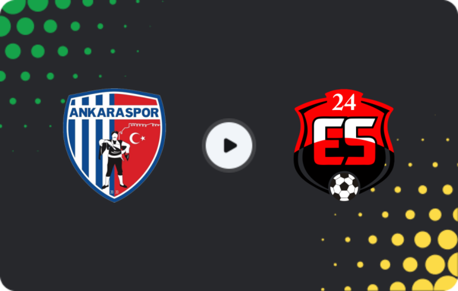 Where to watch Ankaraspor — 24 Erzincanspor, 2. Lig, 07.03.2026