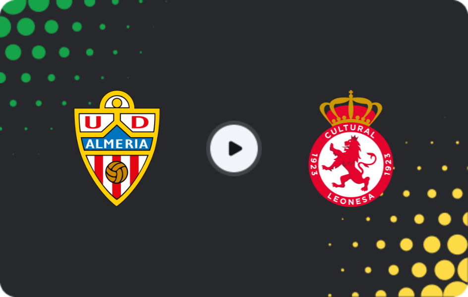 Where to watch Almeria — Cultural Leonesa, Segunda, 08.03.2026