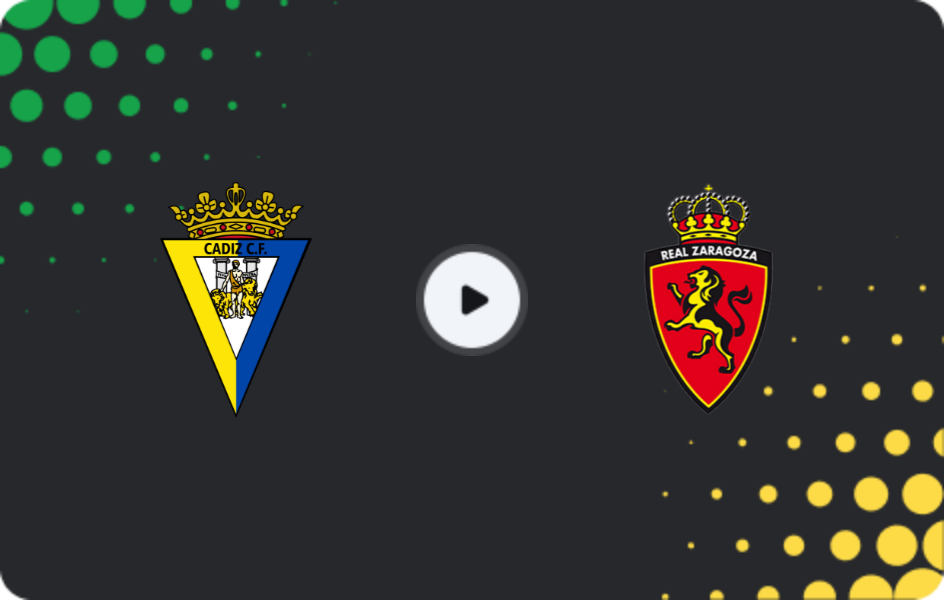 Where to watch Cadiz — Real Zaragoza, Segunda, 08.03.2026