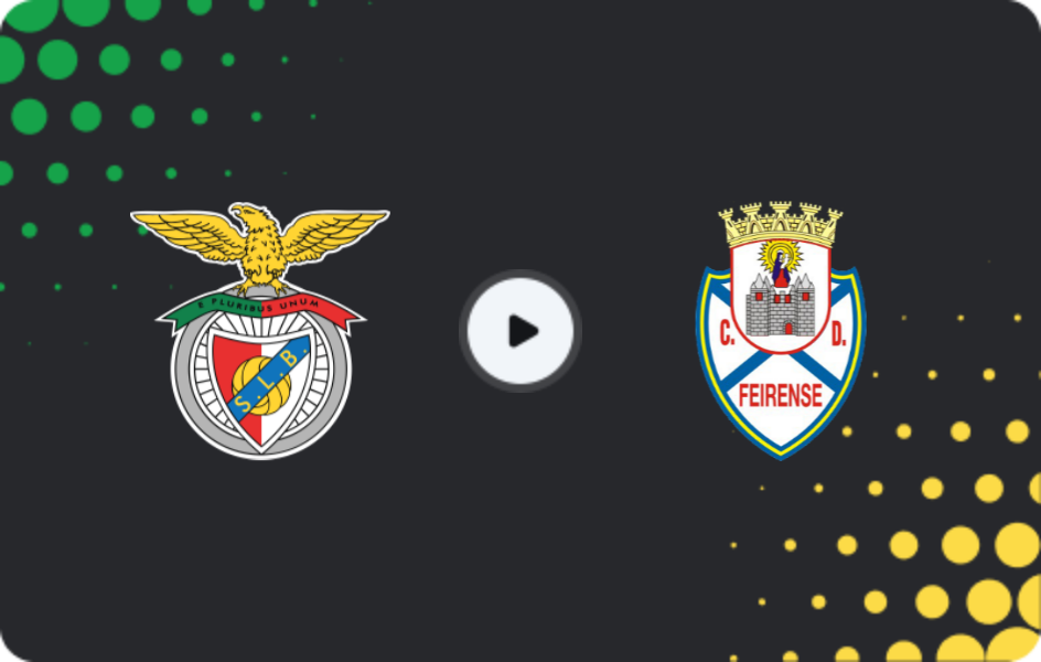 Where to watch Benfica B — Feirense, Segunda Liga, 08.03.2026