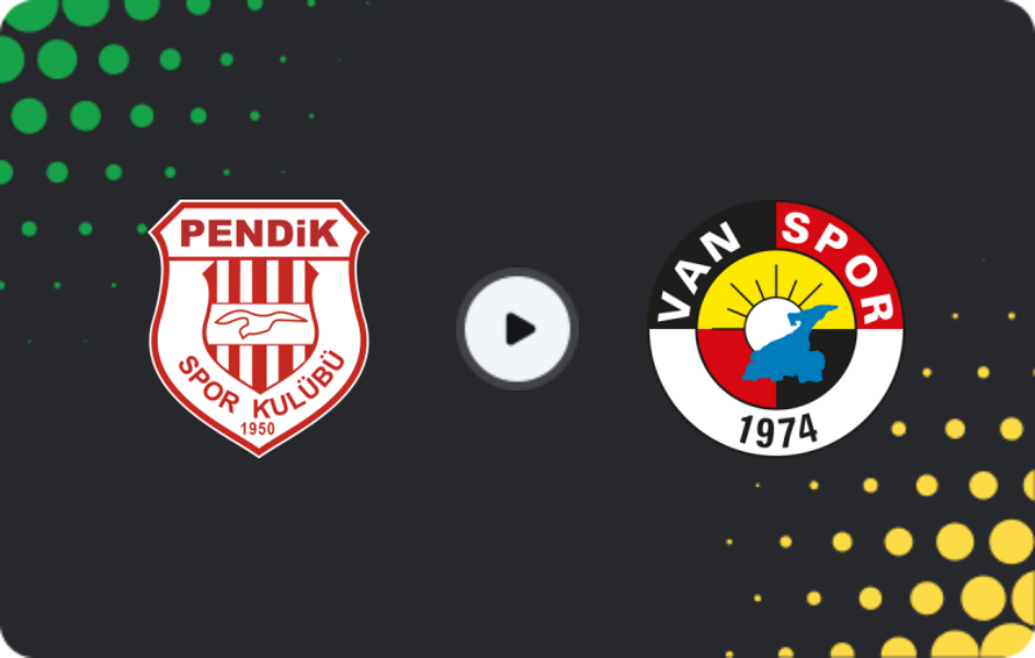 Where to watch Pendikspor — Vanspor, TFF First League, 08.03.2026