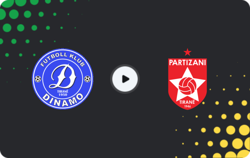Where to watch Dinamo Tirana — Partizani, Superliga, 08.03.2026