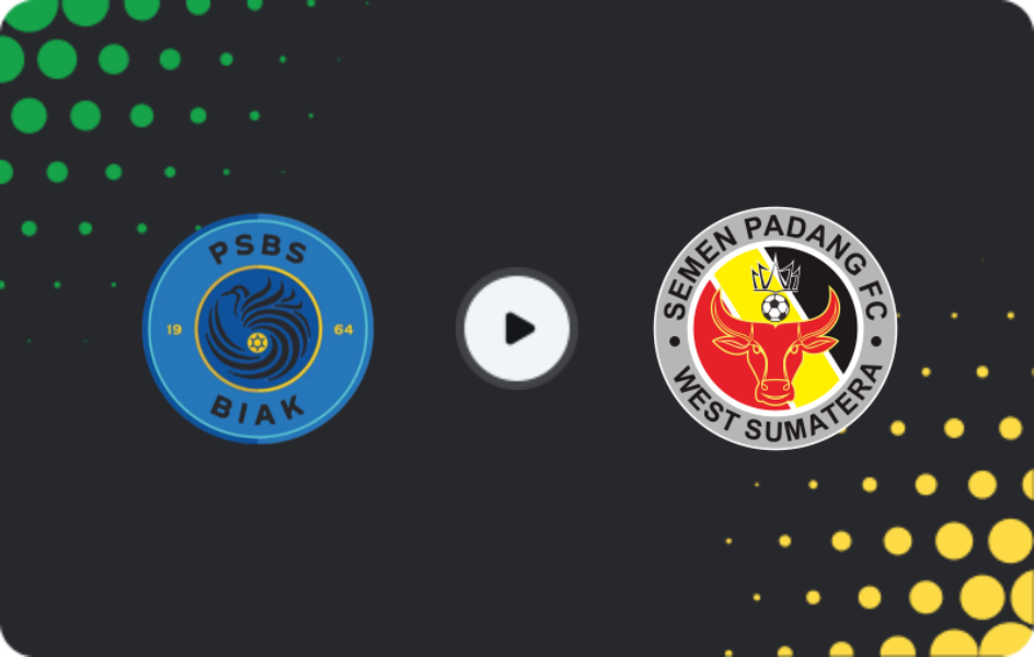 Where to watch PSBS — Semen Padang, Liga 1, 09.03.2026