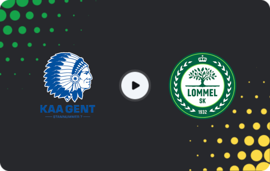 Where to watch KAA Gent II — Lommel United, Challenger Pro League, 11.03.2026