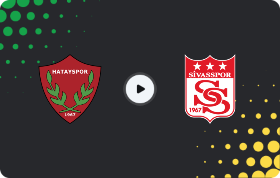 Where to watch Hatayspor — Sivasspor, TFF First League, 11.03.2026