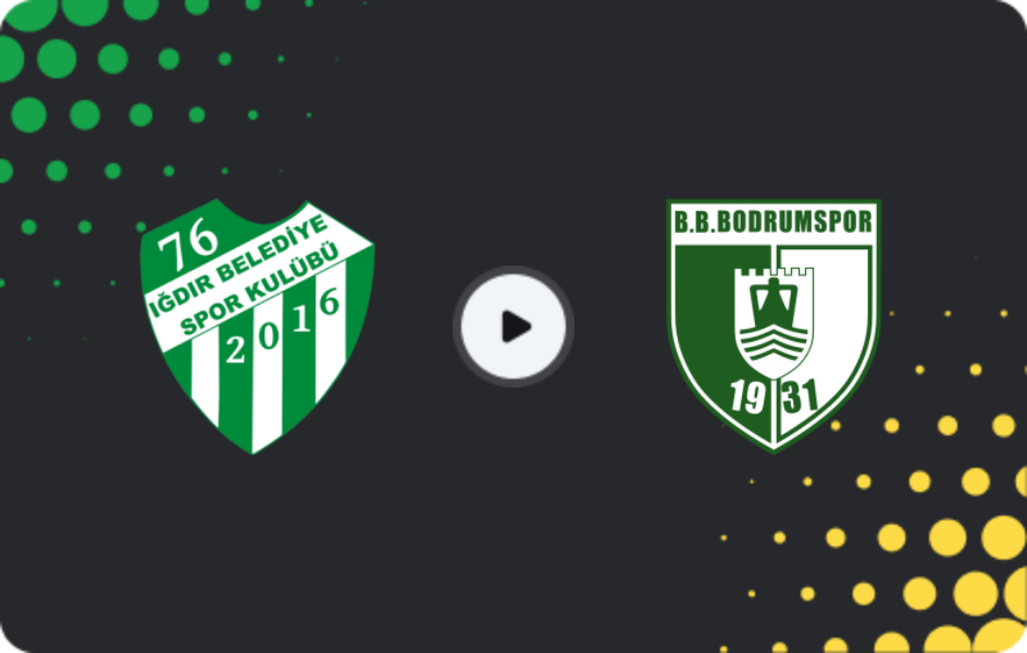 Where to watch Iğdır — Bodrumspor, TFF First League, 11.03.2026
