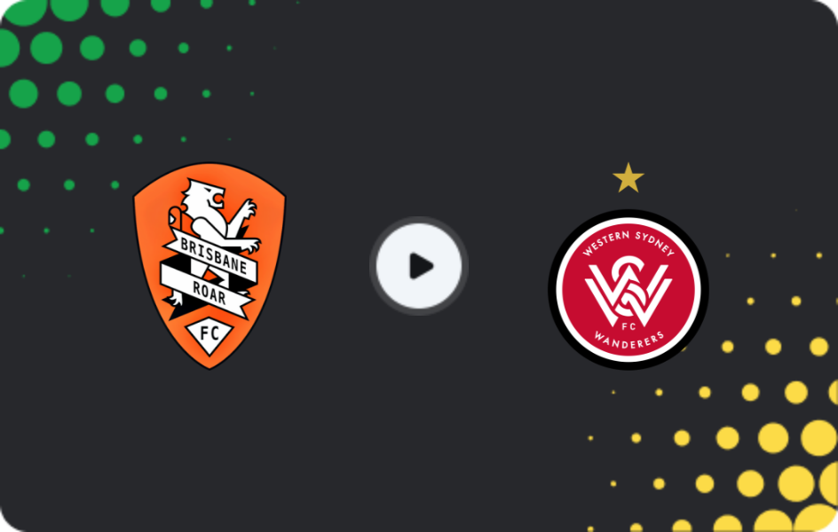 Where to watch Brisbane Roar — Western Sydney Wanderers, A-League, 13.03.2026