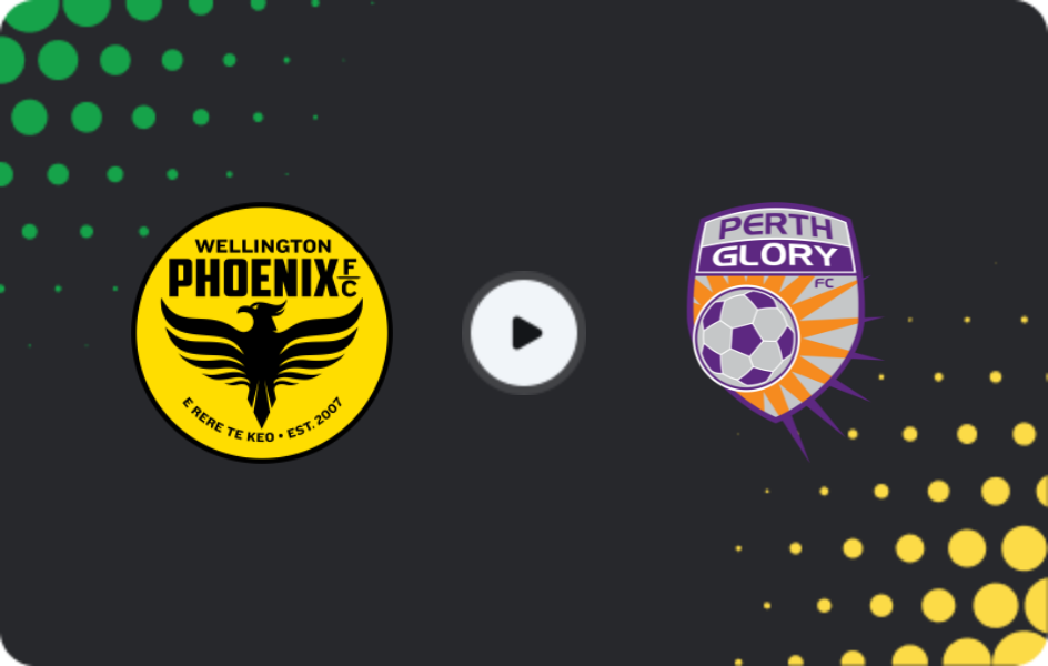 Where to watch Wellington Phoenix — Perth Glory, A-League, 14.03.2026