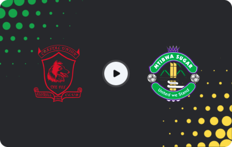 Where to watch Coastal Union — Mtibwa Sugar, Premier League, 14.03.2026