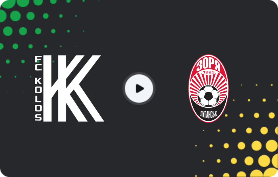 Where to watch Kolos Kovalivka — Zorya Luhansk, Premier League, 14.03.2026