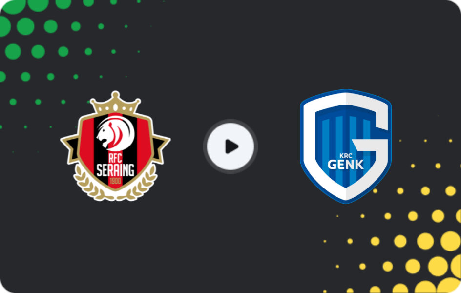 Where to watch Seraing United — KRC Genk II, Challenger Pro League, 14.03.2026