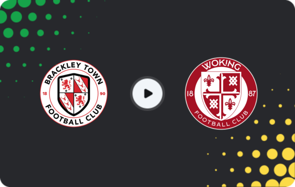 Where to watch Brackley Town — Woking, National League, 14.03.2026