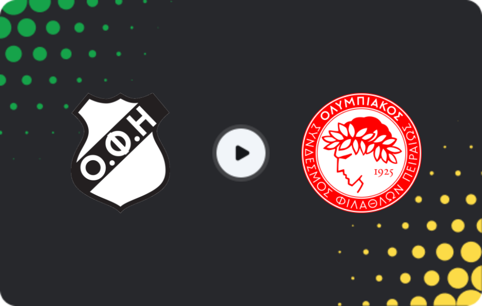 Where to watch OFI — Olympiakos, Super League, 14.03.2026