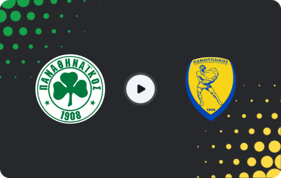 Where to watch Panathinaikos — Panetolikos, Super League, 15.03.2026