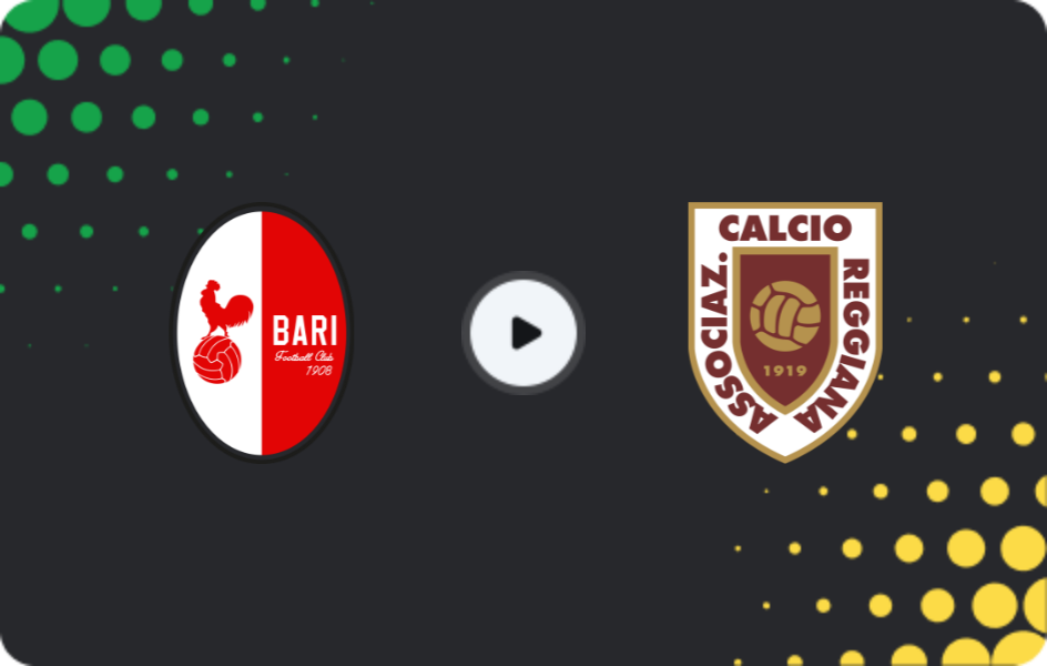 Where to watch Bari — Reggiana, Serie B, 14.03.2026