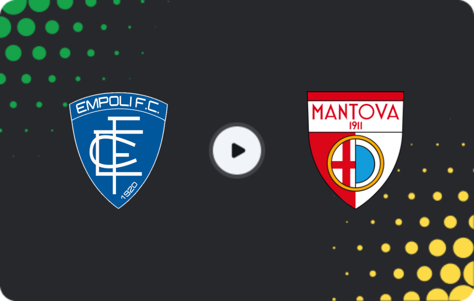 Where to watch Empoli — Mantova, Serie B, 14.03.2026