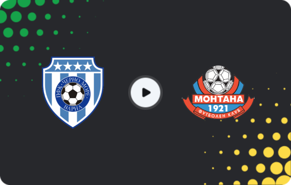 Where to watch Cherno More Varna — Montana, First League, 14.03.2026