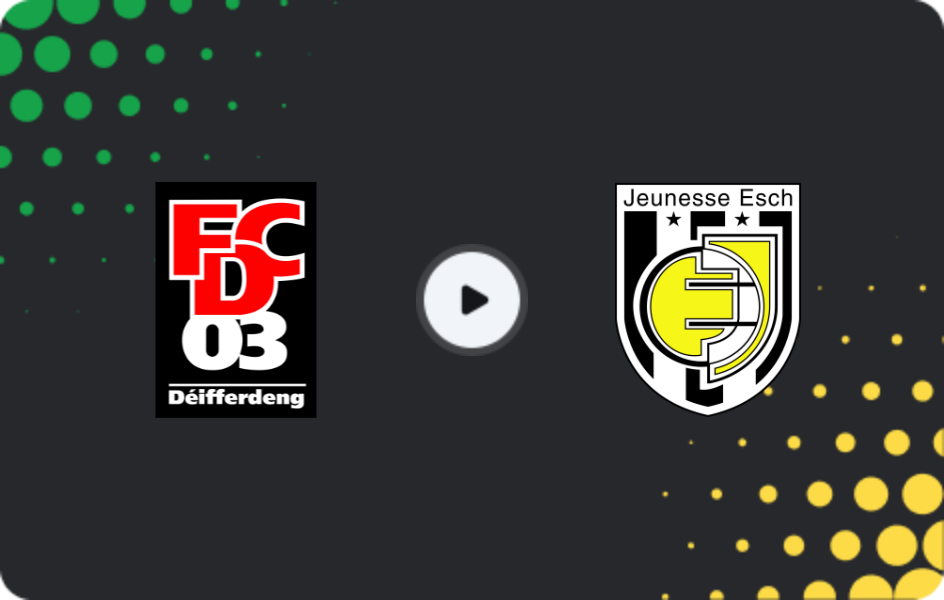 Where to watch FC Differdange 03 — AS Jeunesse Esch, National Division, 15.03.2026
