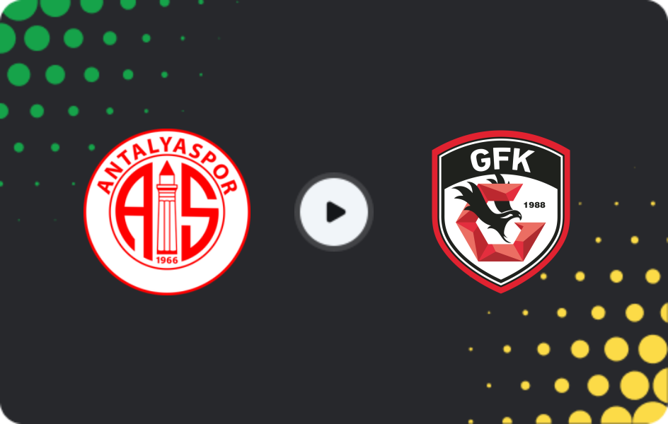 Where to watch Antalyaspor — Gaziantep, Süper Lig, 15.03.2026