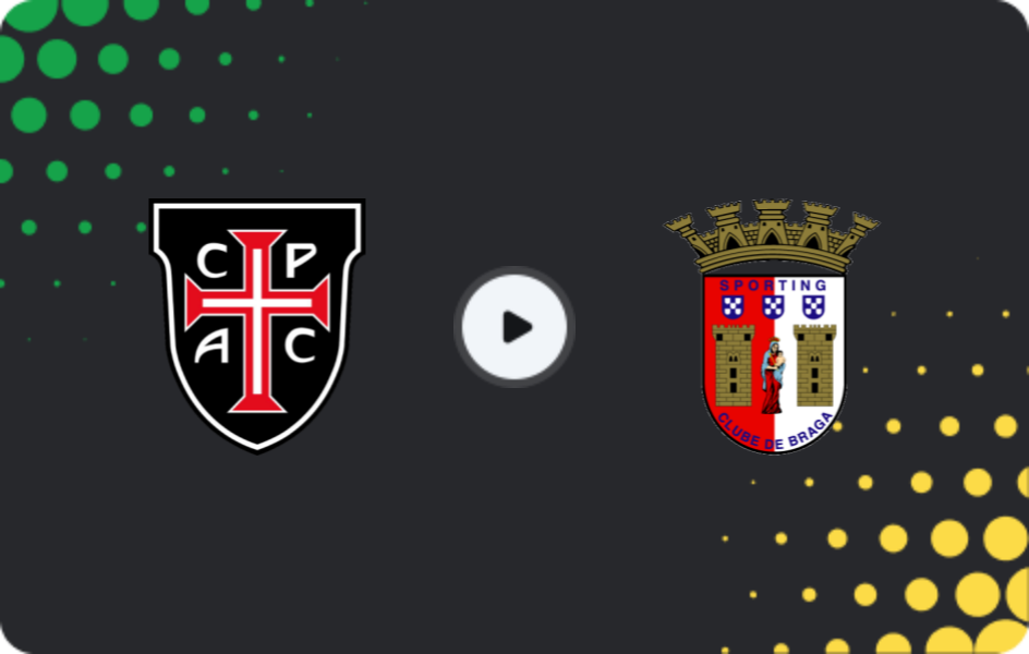Where to watch Casa Pia — Braga, Primeira Liga, 15.03.2026