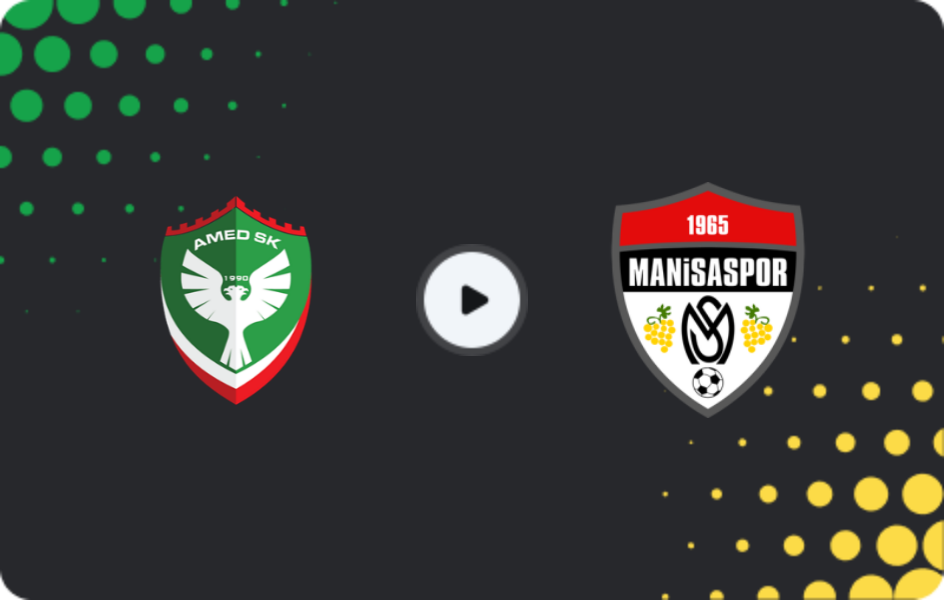 Where to watch Amed — Manisa, TFF First League, 15.03.2026