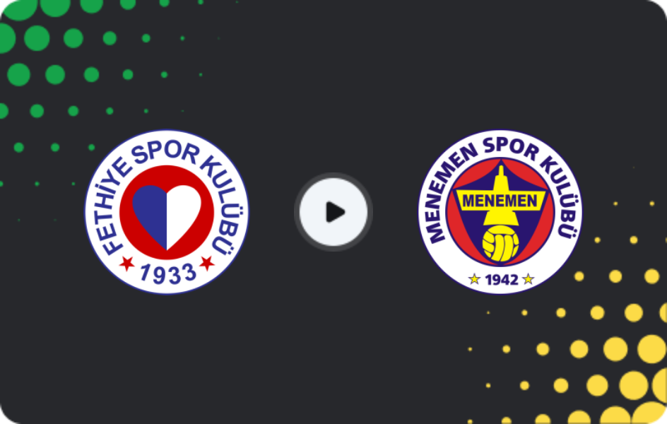 Where to watch Fethiyespor — Menemen, 2. Lig, 15.03.2026