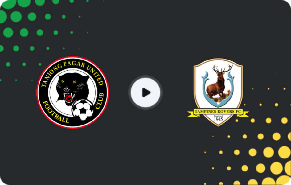 Where to watch Tanjong Pagar — Tampines Rovers, Premier League, 16.03.2026