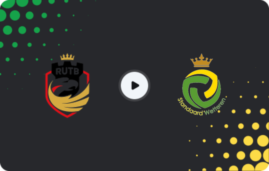 Where to watch Tubize — RFC Wetteren, Cup, 06.09.2025