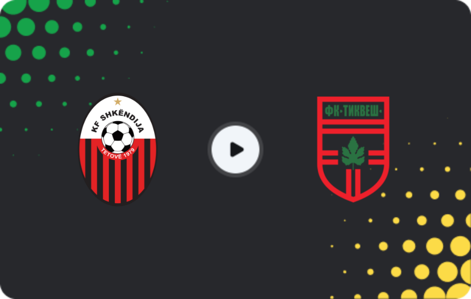 Where to watch Shkendija — Tikveš, Cup, 19.11.2025