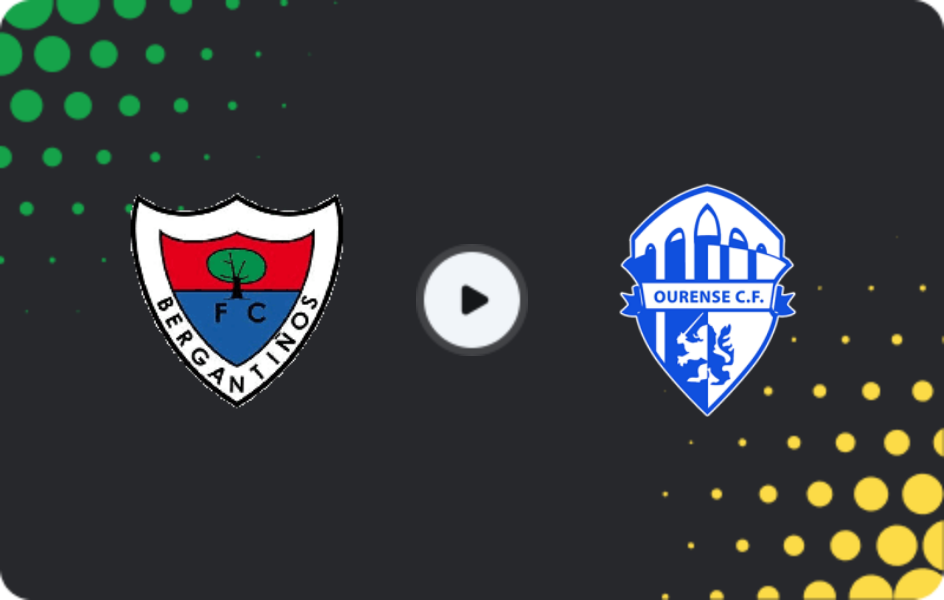 Where to watch Bergantiños — Ourense CF, Copa Federacion, 01.10.2025
