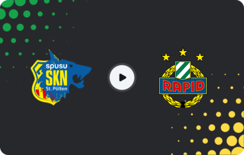 Where to watch SKN ST. Polten — Rapid Vienna, Cup, 29.10.2025