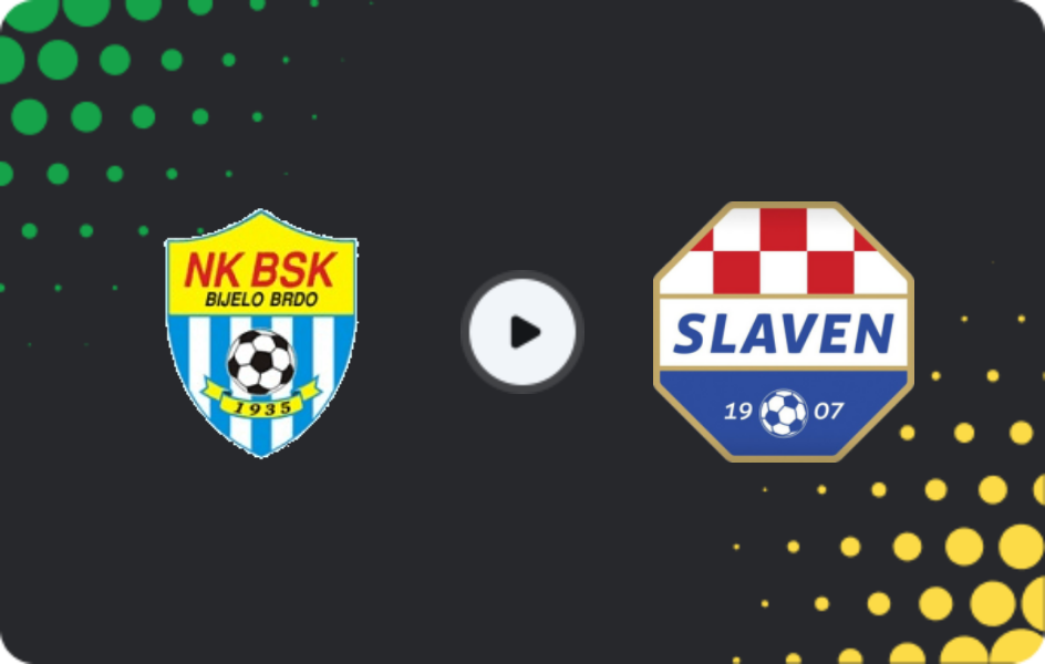 Where to watch Bsk Bijelo Brdo — Slaven Belupo, Cup, 29.10.2025