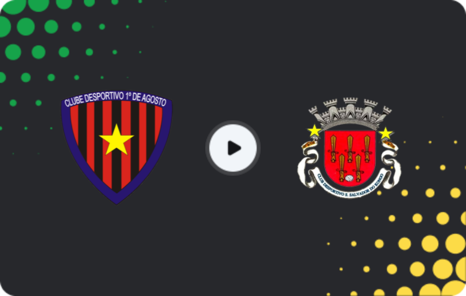 Where to watch Primeiro de Agosto — São Salvador, Girabola, 07.12.2025