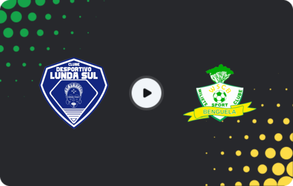 Where to watch CD Lunda-Sul — Wiliete, Girabola, 31.01.2026