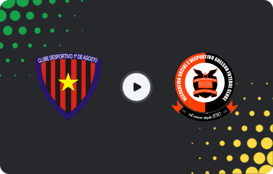 Where to watch Primeiro de Agosto — Guelson FC, Girabola, 15.02.2026