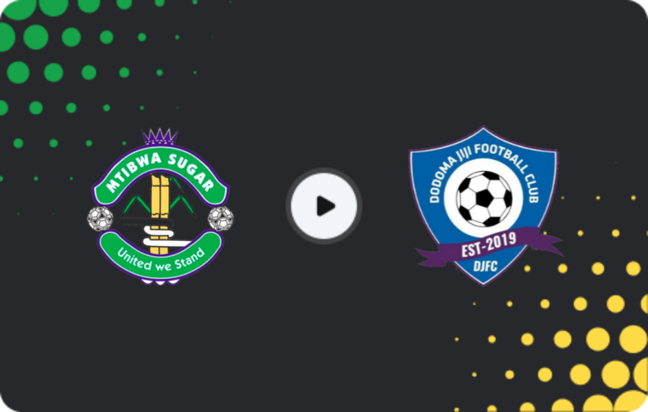 Where to watch Mtibwa Sugar — Dodoma Jiji, Premier League, 17.03.2026