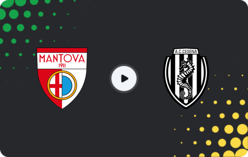 Where to watch Mantova — Cesena, Serie B, 17.03.2026