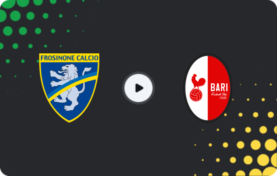 Where to watch Frosinone — Bari, Serie B, 17.03.2026