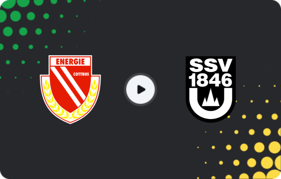 Where to watch Energie Cottbus — Ulm 1846, 3. Liga, 21.03.2026