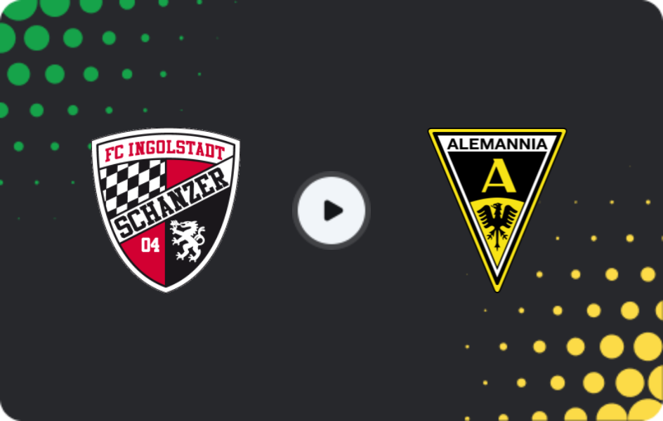 Where to watch Ingolstadt 04 — Alemannia Aachen, 3. Liga, 21.03.2026